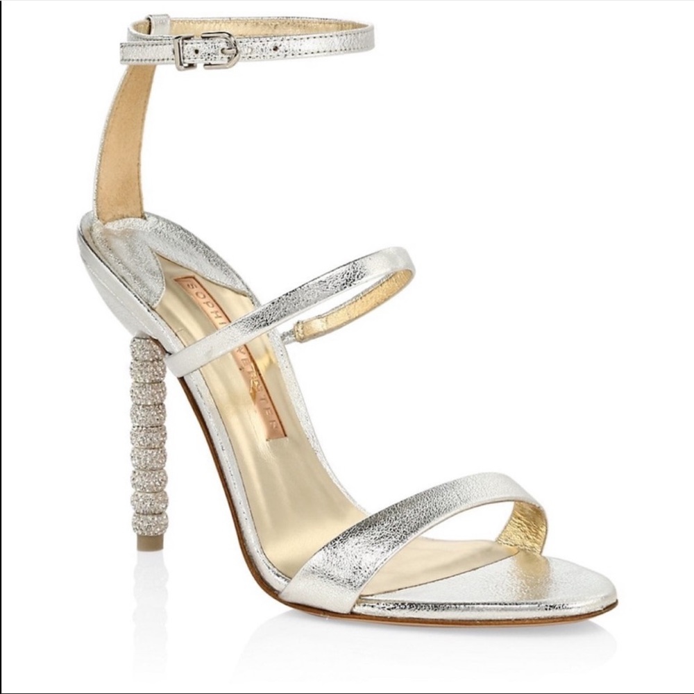 sophia webster R Embellished Metallic Sa